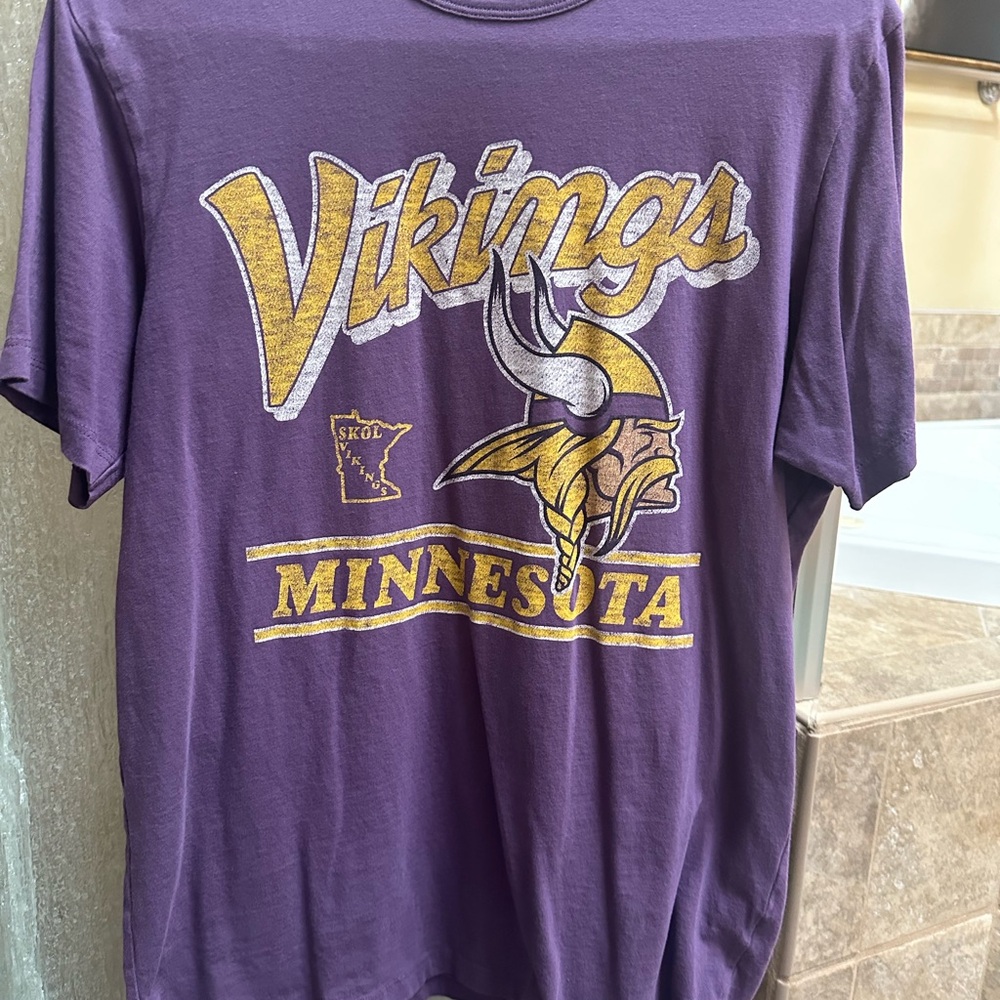 47 Brand Purple and Gold Vikings Tee